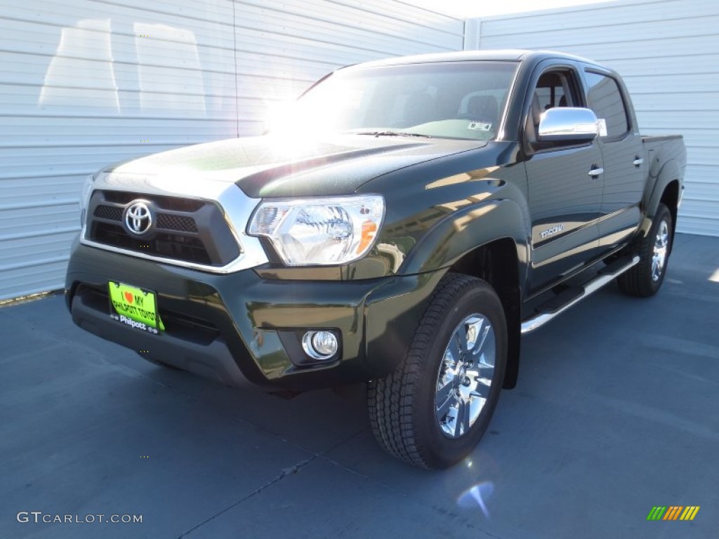 2013 Tacoma V6 Limited Prerunner Double Cab - Spruce Green Mica / Graphite photo #6