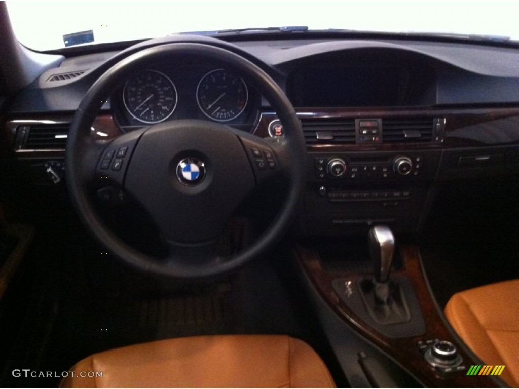 2010 3 Series 328i xDrive Sedan - Monaco Blue Metallic / Saddle Brown Dakota Leather photo #7