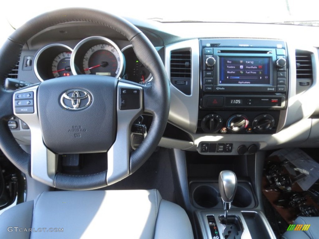 2013 Toyota Tacoma V6 Limited Prerunner Double Cab Graphite Dashboard Photo #73385381