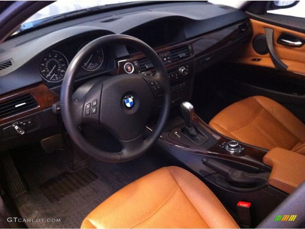 2010 3 Series 328i xDrive Sedan - Monaco Blue Metallic / Saddle Brown Dakota Leather photo #8