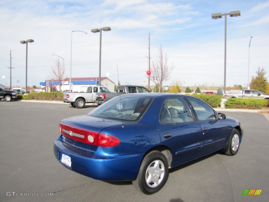 2003 Cavalier Sedan - Arrival Blue Metallic / Graphite Gray photo #7