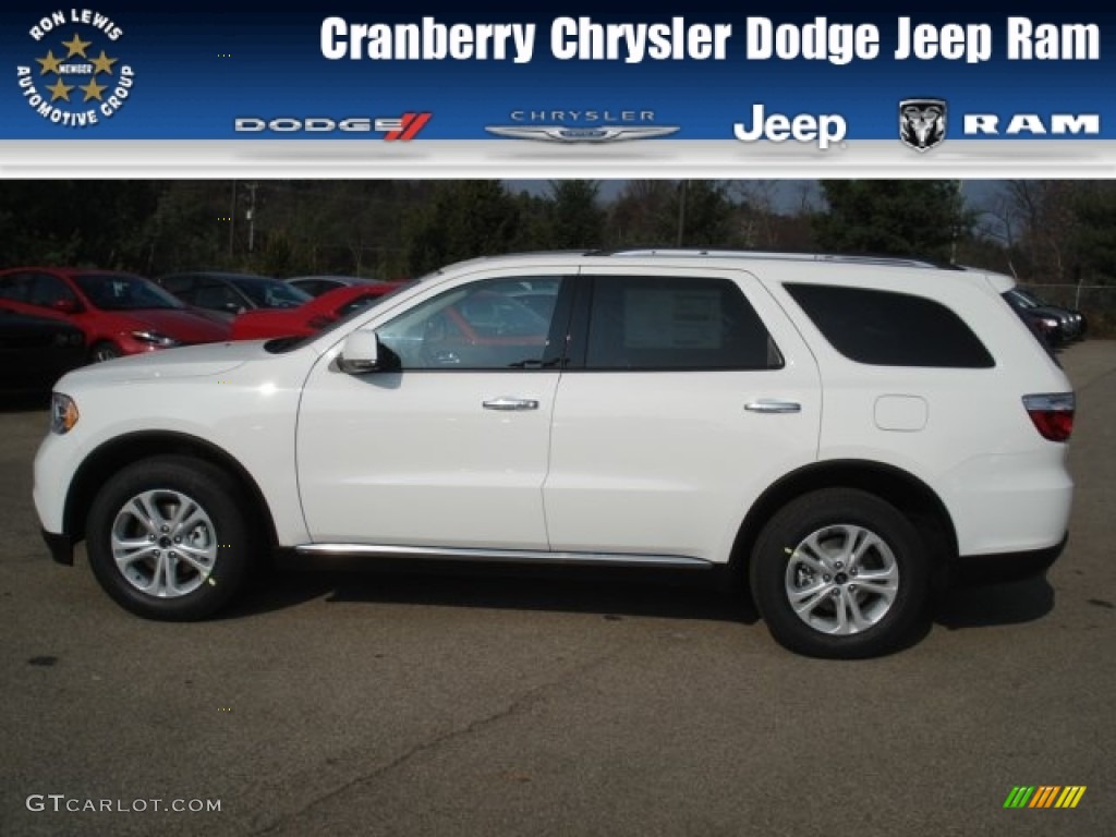 2013 Durango Crew AWD - Bright White / Dark Graystone/Medium Graystone photo #1