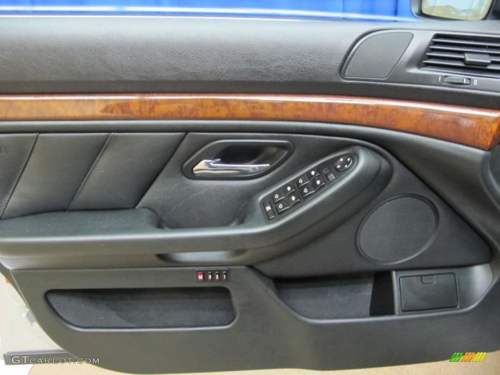 2003 BMW 5 Series 525i Sedan Black Door Panel Photo #73386274