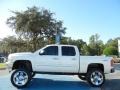 White Diamond Tricoat 2012 Chevrolet Silverado 1500 LT Crew Cab 4x4 Exterior