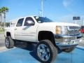 White Diamond Tricoat 2012 Chevrolet Silverado 1500 LT Crew Cab 4x4 Exterior