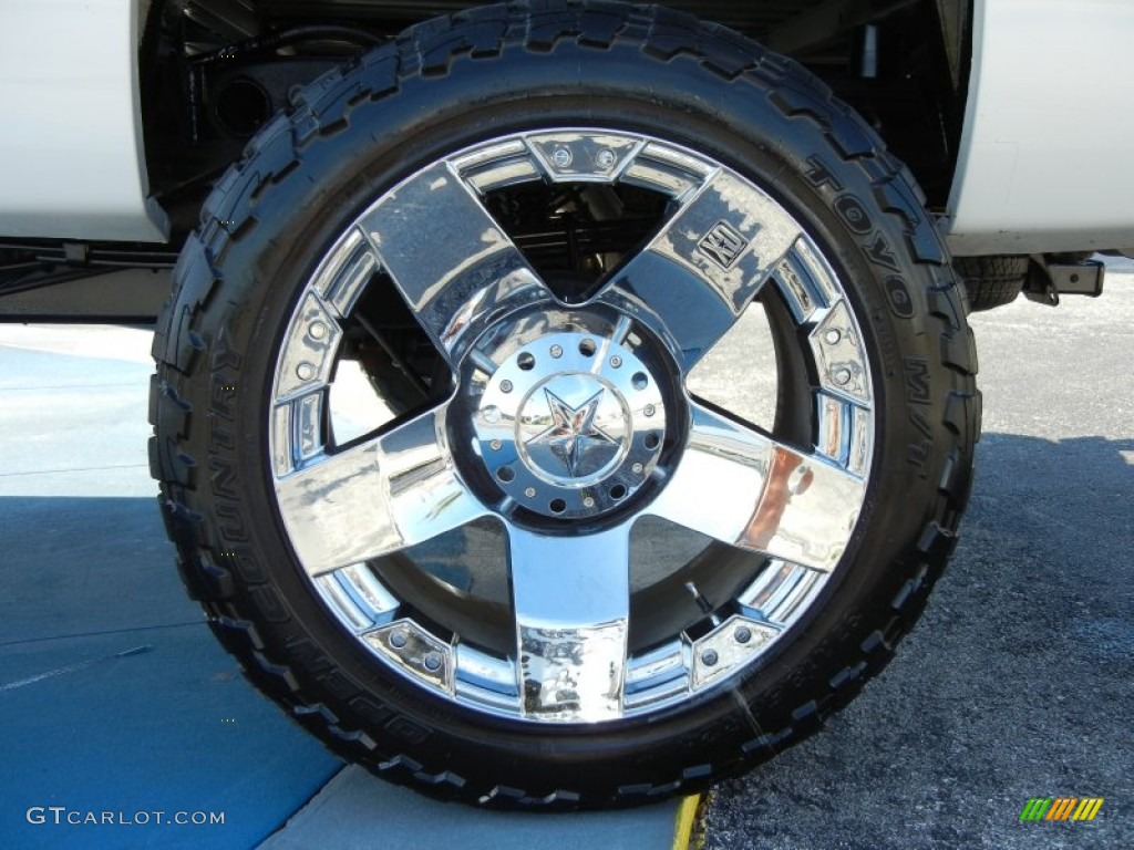 2012 Chevrolet Silverado 1500 LT Crew Cab 4x4 Custom Wheels Photo #73388694