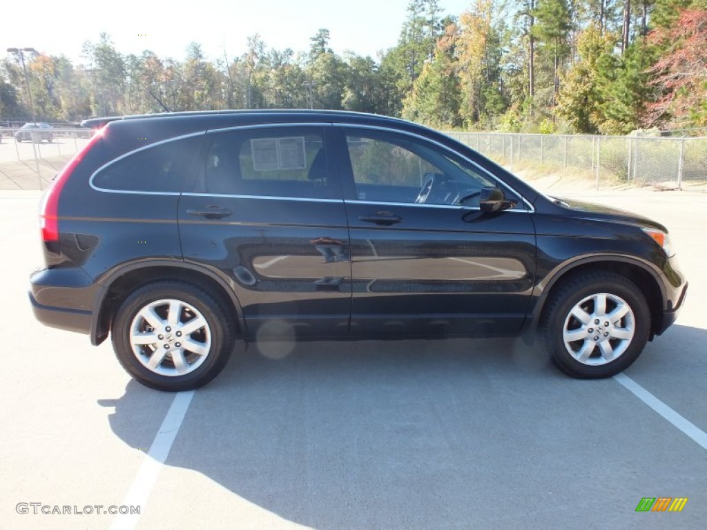 2009 CR-V EX-L - Crystal Black Pearl / Black photo #2