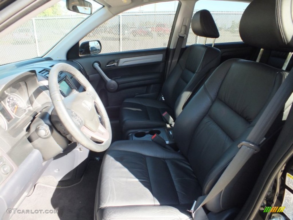 2009 CR-V EX-L - Crystal Black Pearl / Black photo #3