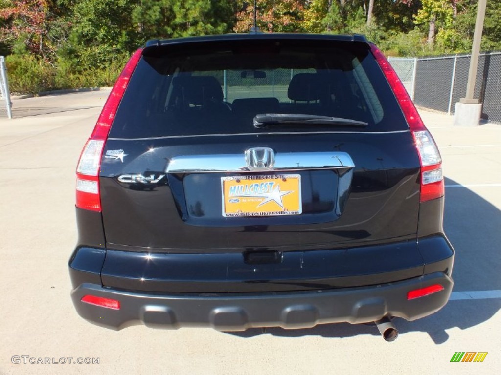 2009 CR-V EX-L - Crystal Black Pearl / Black photo #6