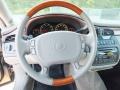 2000 Cadillac DeVille Oatmeal Interior Steering Wheel Photo