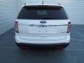 2013 White Platinum Tri-Coat Ford Explorer XLT  photo #4