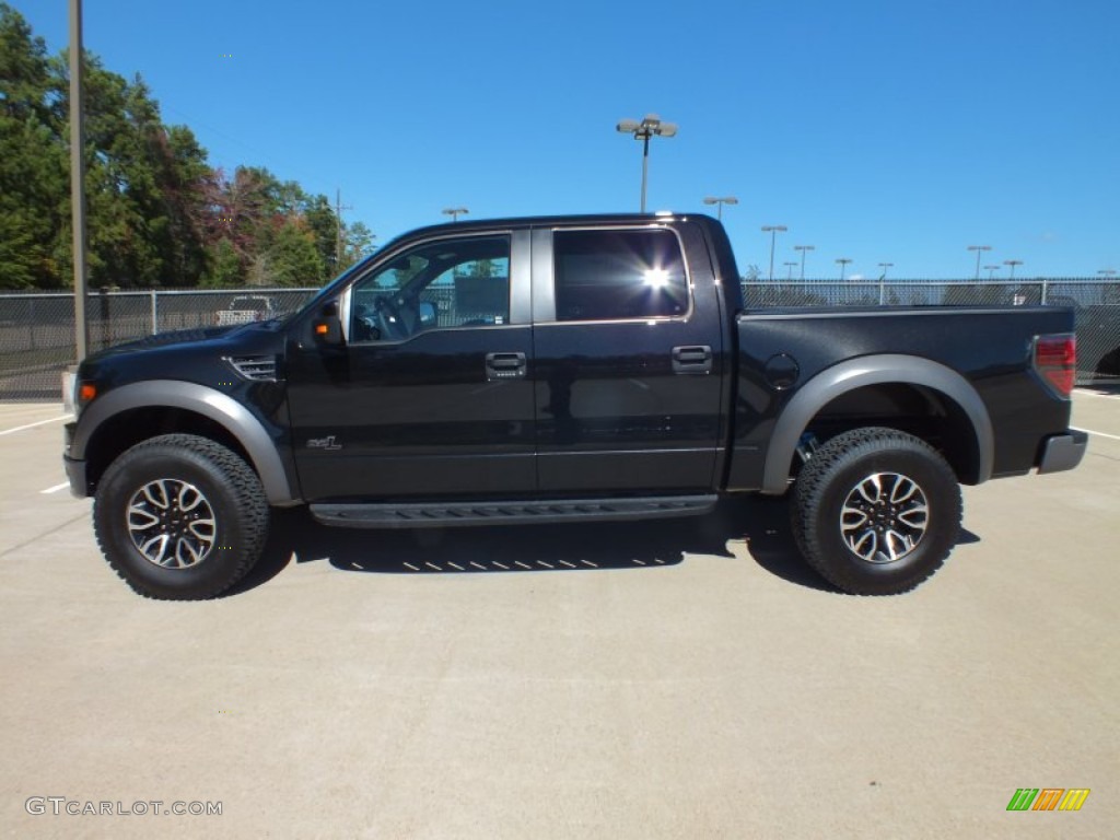 Tuxedo Black Metallic 2013 Ford F150 SVT Raptor SuperCrew 4x4 Exterior Photo #73393223