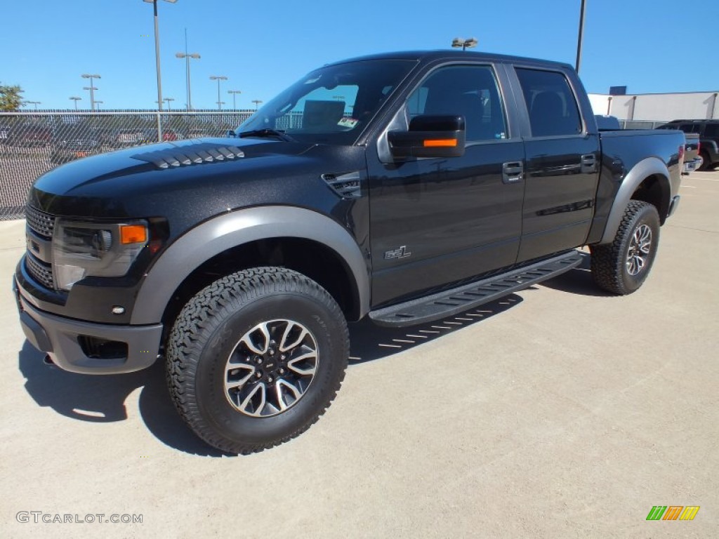 Tuxedo Black Metallic 2013 Ford F150 SVT Raptor SuperCrew 4x4 Exterior Photo #73393237