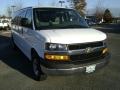 Summit White - Express LT 3500 Passenger Van Photo No. 3