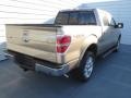 2013 Pale Adobe Metallic Ford F150 Lariat SuperCrew 4x4  photo #3