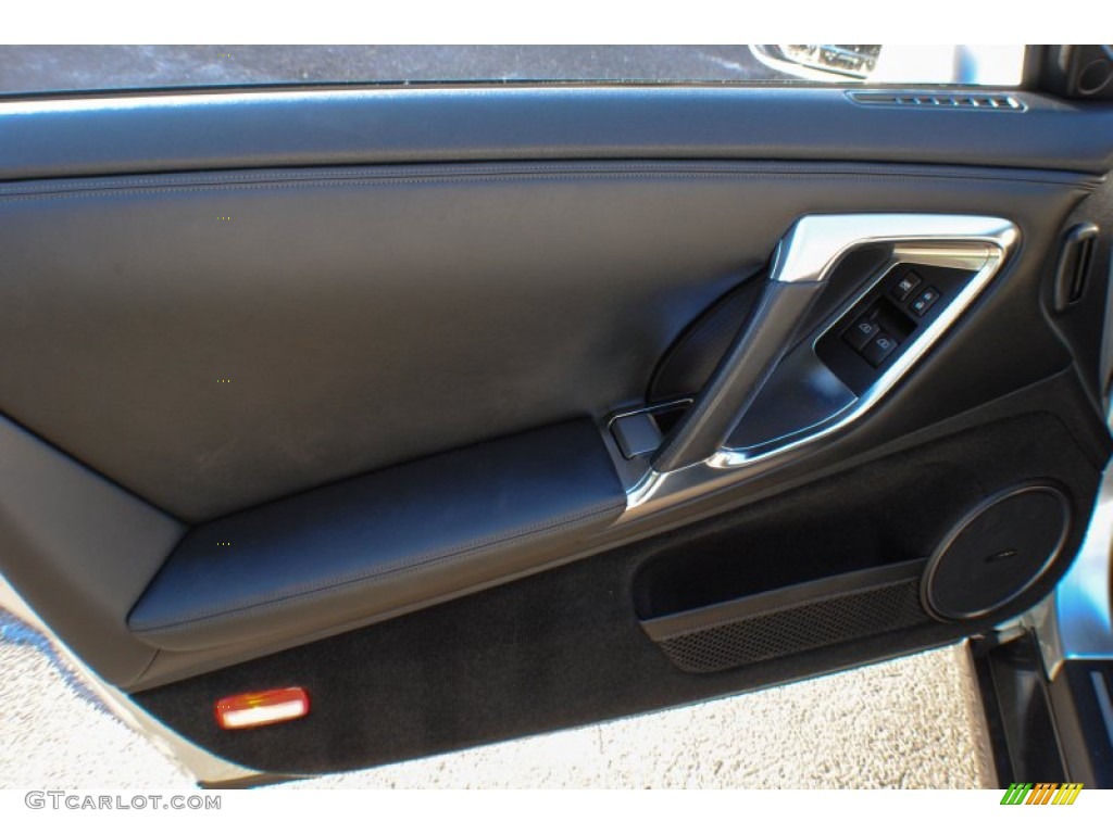 2009 Nissan GT-R Premium Black Door Panel Photo #73394039