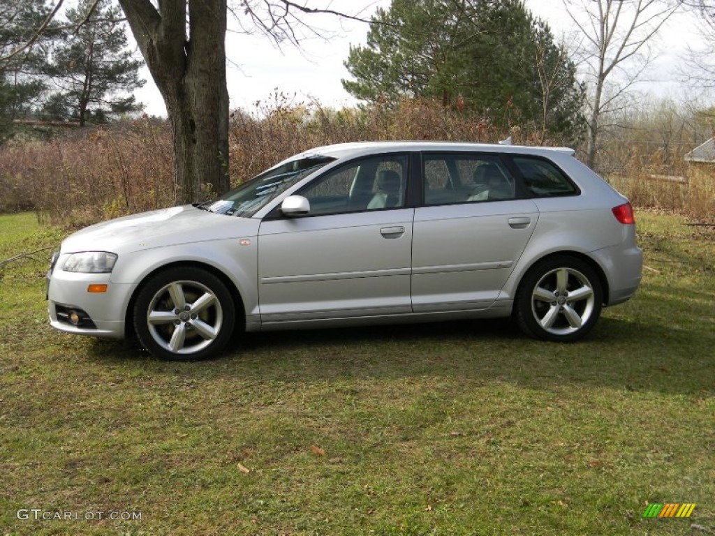 Ice Silver Metallic 2008 Audi A3 3.2 quattro Exterior Photo #73394894