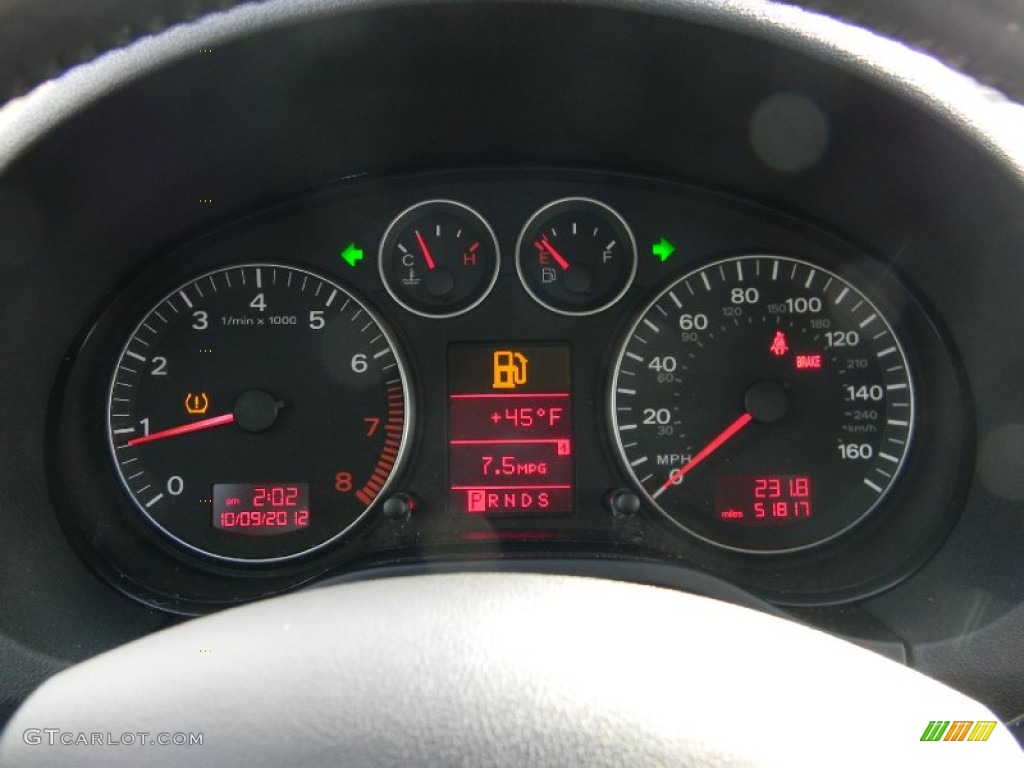 2008 Audi A3 3.2 quattro Gauges Photos