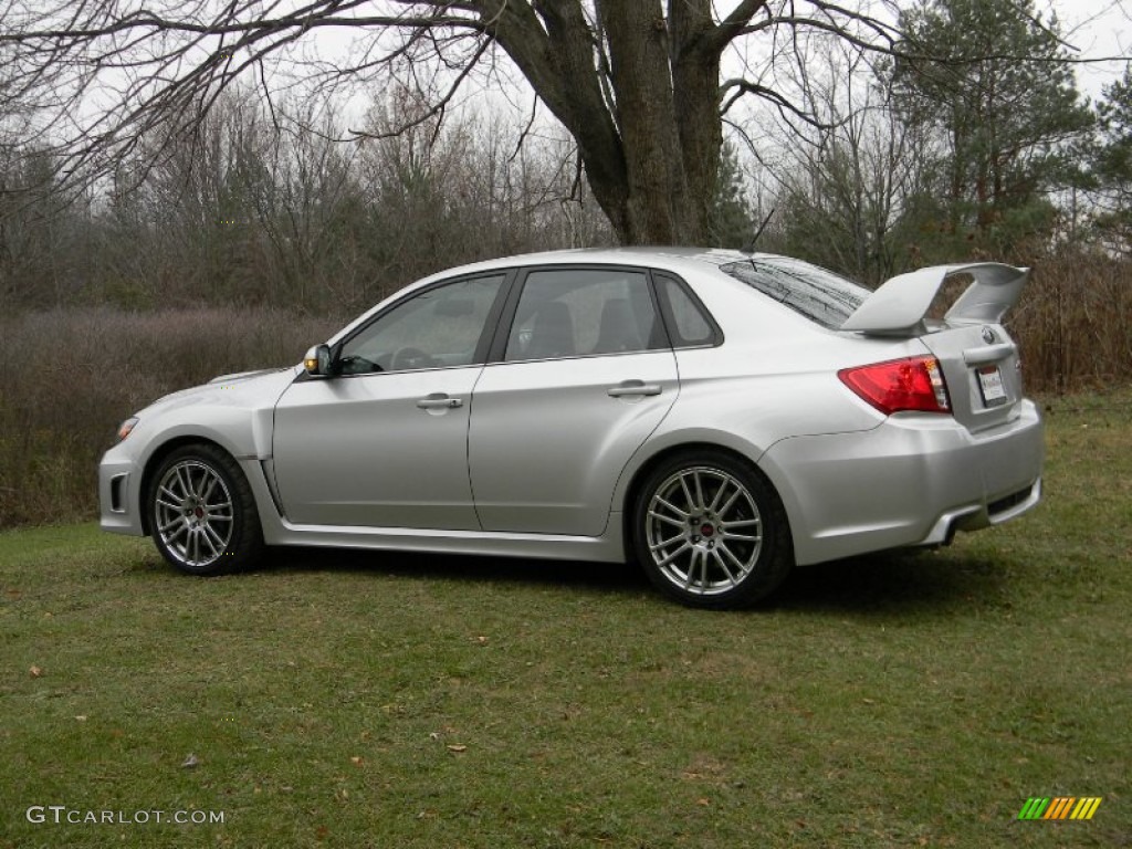 2011 Impreza WRX STi - Spark Silver Metallic / STI  Black/Alcantara photo #4