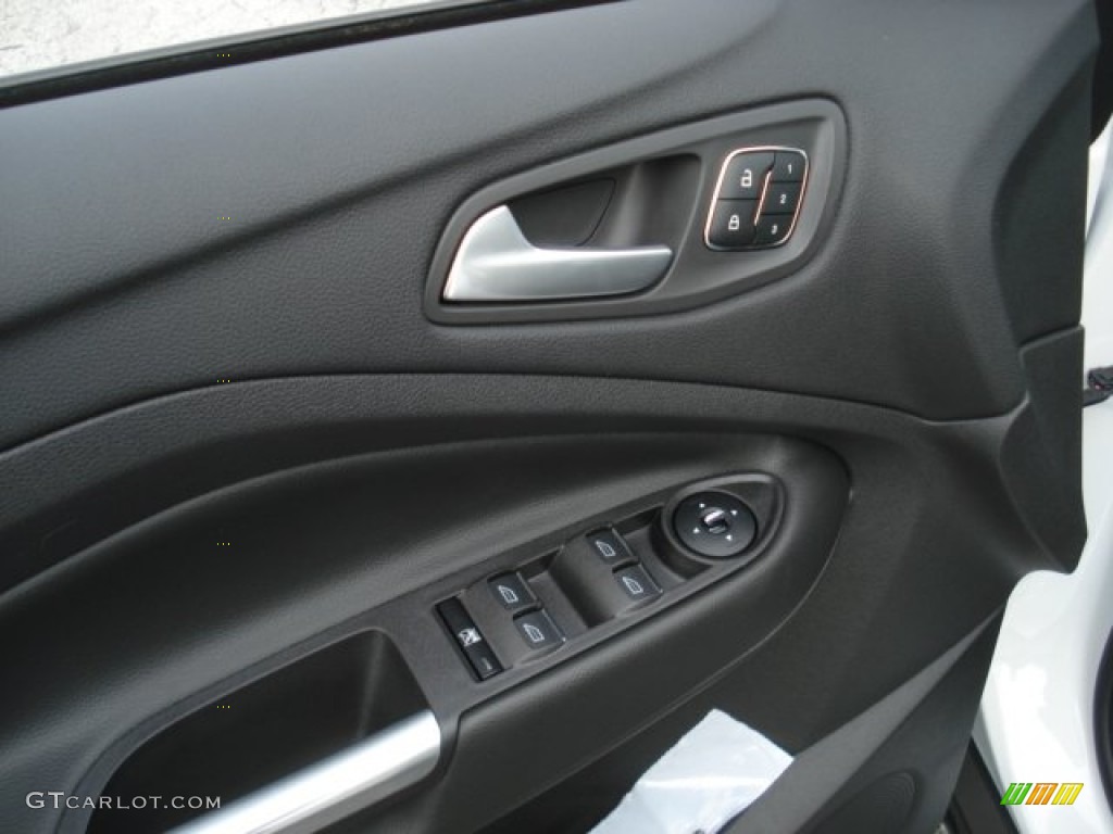 2013 Escape SEL 1.6L EcoBoost 4WD - White Platinum Metallic Tri-Coat / Charcoal Black photo #14
