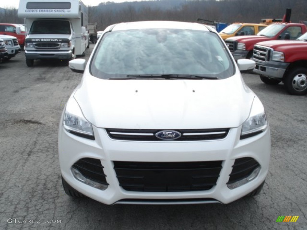 2013 Escape SEL 2.0L EcoBoost 4WD - White Platinum Metallic Tri-Coat / Charcoal Black photo #3