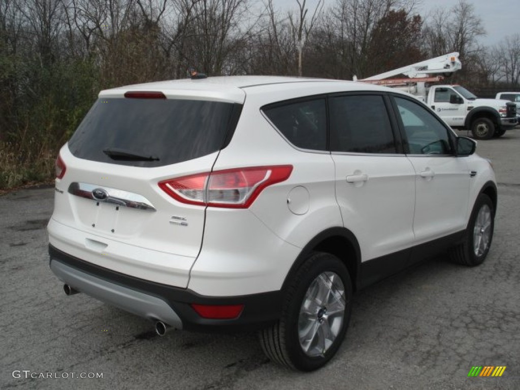 2013 Escape SEL 2.0L EcoBoost 4WD - White Platinum Metallic Tri-Coat / Charcoal Black photo #8