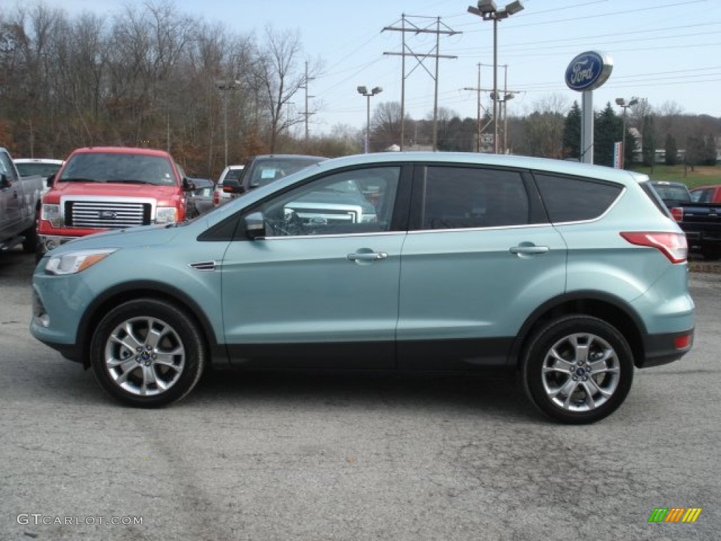 2013 Escape SEL 1.6L EcoBoost 4WD - Frosted Glass Metallic / Charcoal Black photo #5