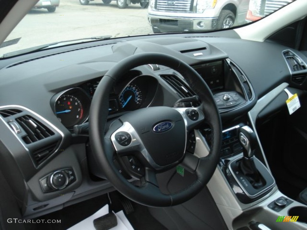 2013 Escape SEL 1.6L EcoBoost 4WD - Frosted Glass Metallic / Charcoal Black photo #10