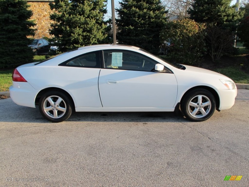 2003 Accord EX Coupe - Taffeta White / Ivory photo #5