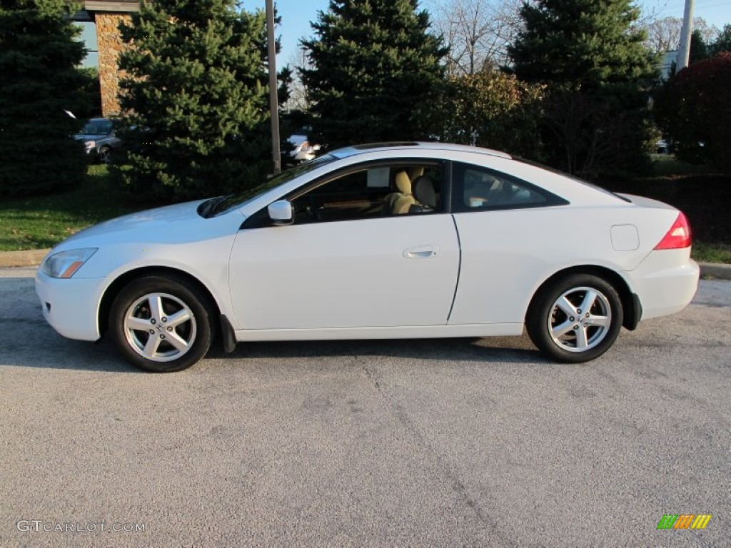 2003 Accord EX Coupe - Taffeta White / Ivory photo #9