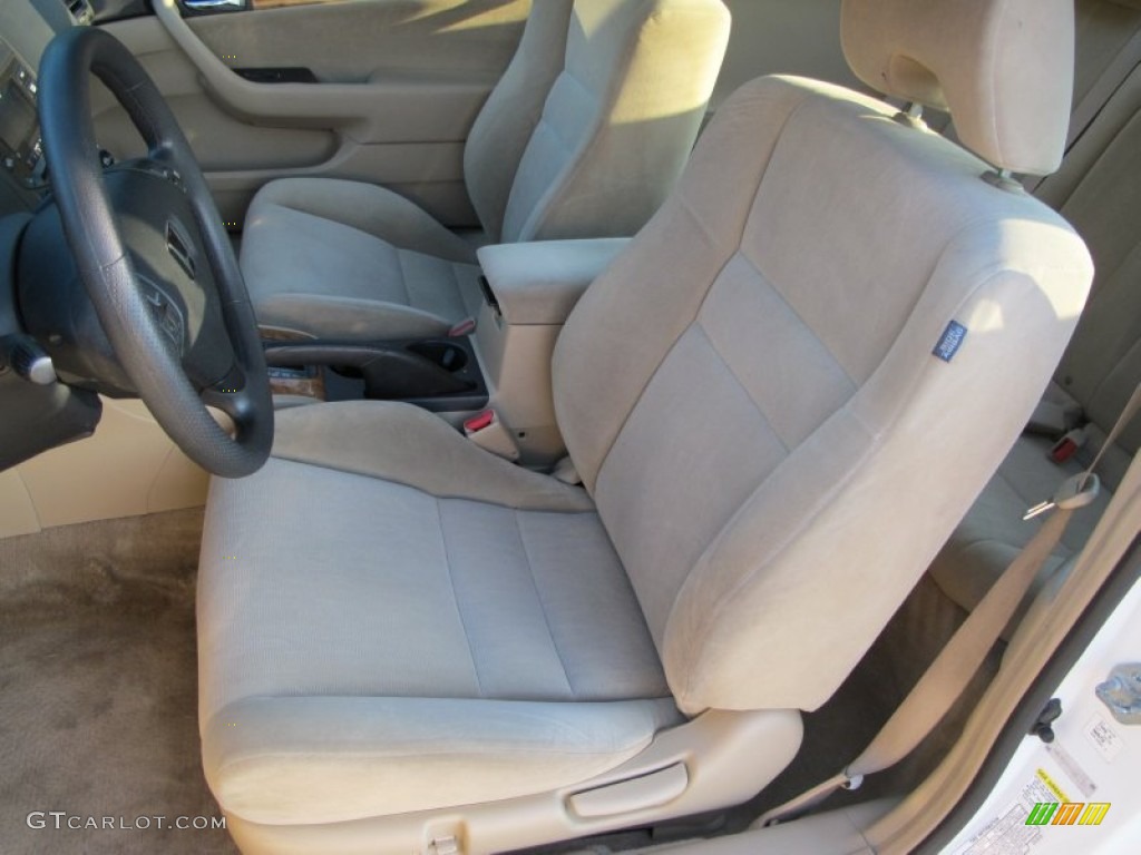 2003 Accord EX Coupe - Taffeta White / Ivory photo #14