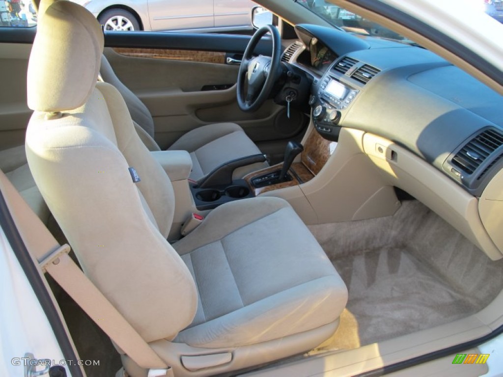 2003 Accord EX Coupe - Taffeta White / Ivory photo #15