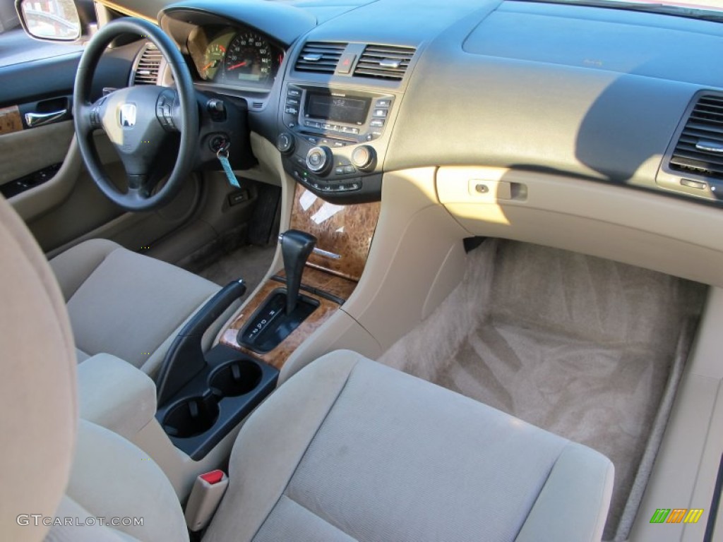 2003 Accord EX Coupe - Taffeta White / Ivory photo #16