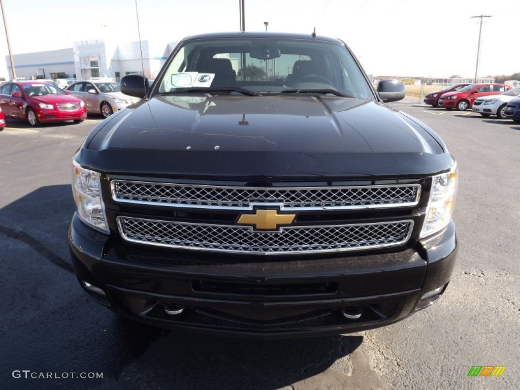 2013 Silverado 1500 LT Crew Cab 4x4 - Black / Ebony photo #2