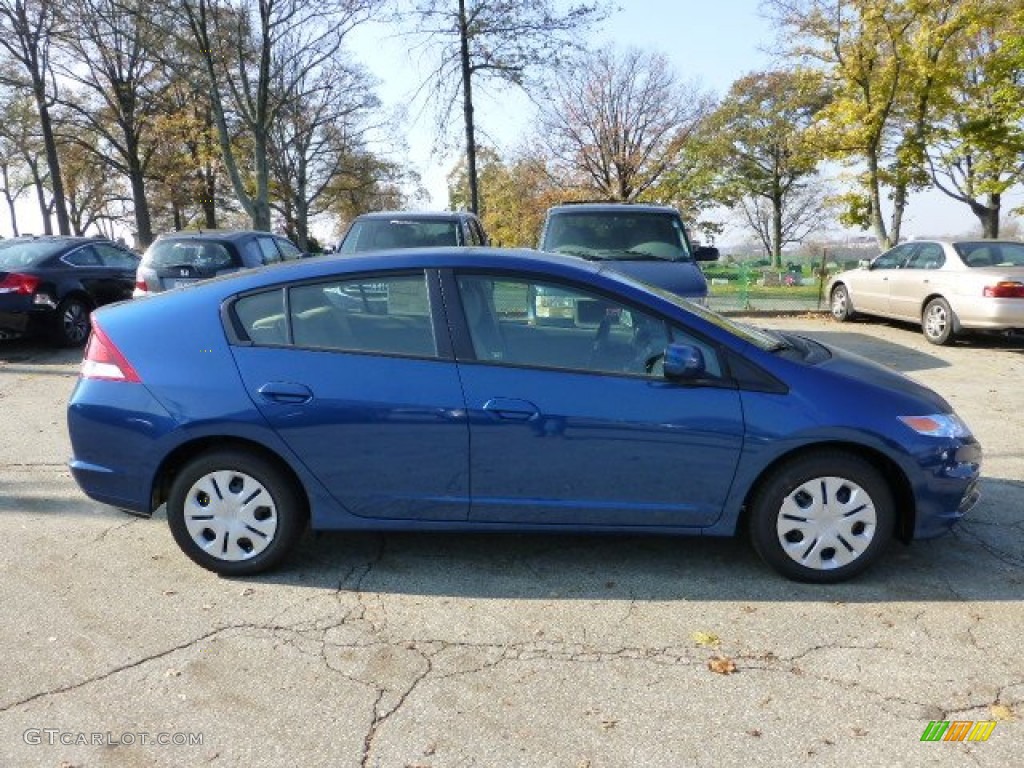 Mediterranean Blue Metallic 2013 Honda Insight LX Hybrid Exterior Photo #73398773