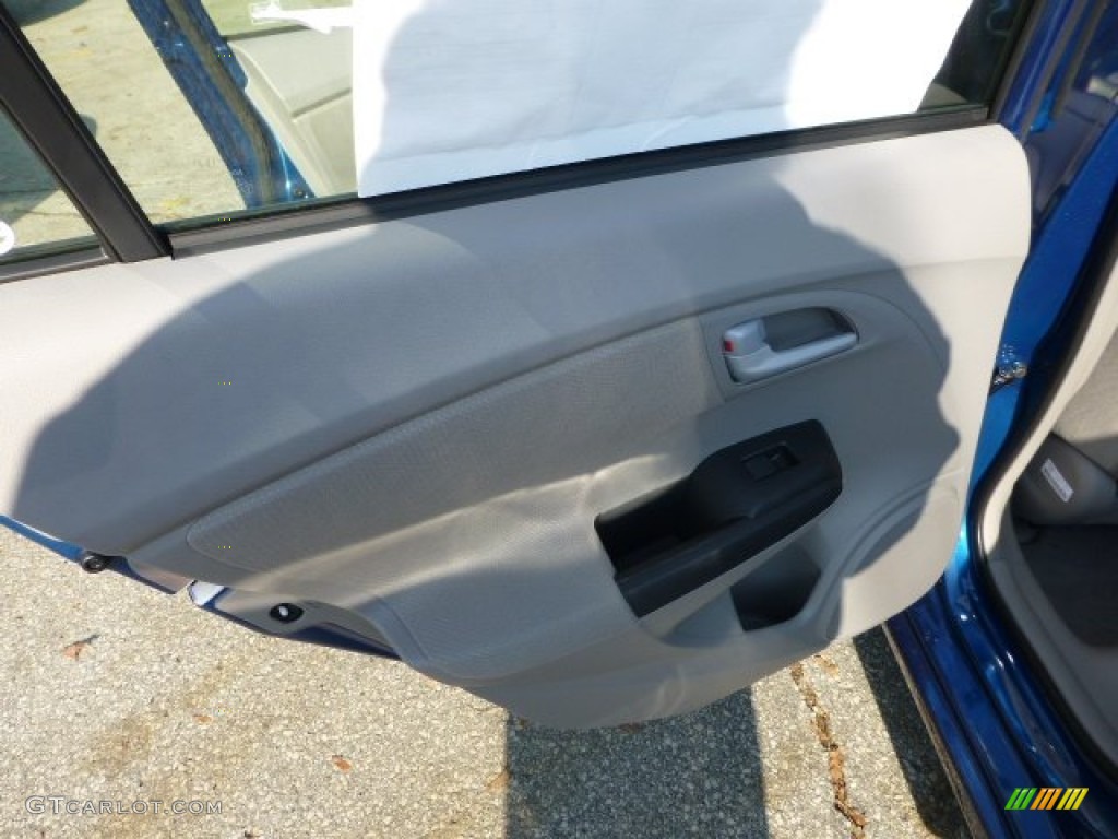 2013 Insight LX Hybrid - Mediterranean Blue Metallic / Gray photo #13
