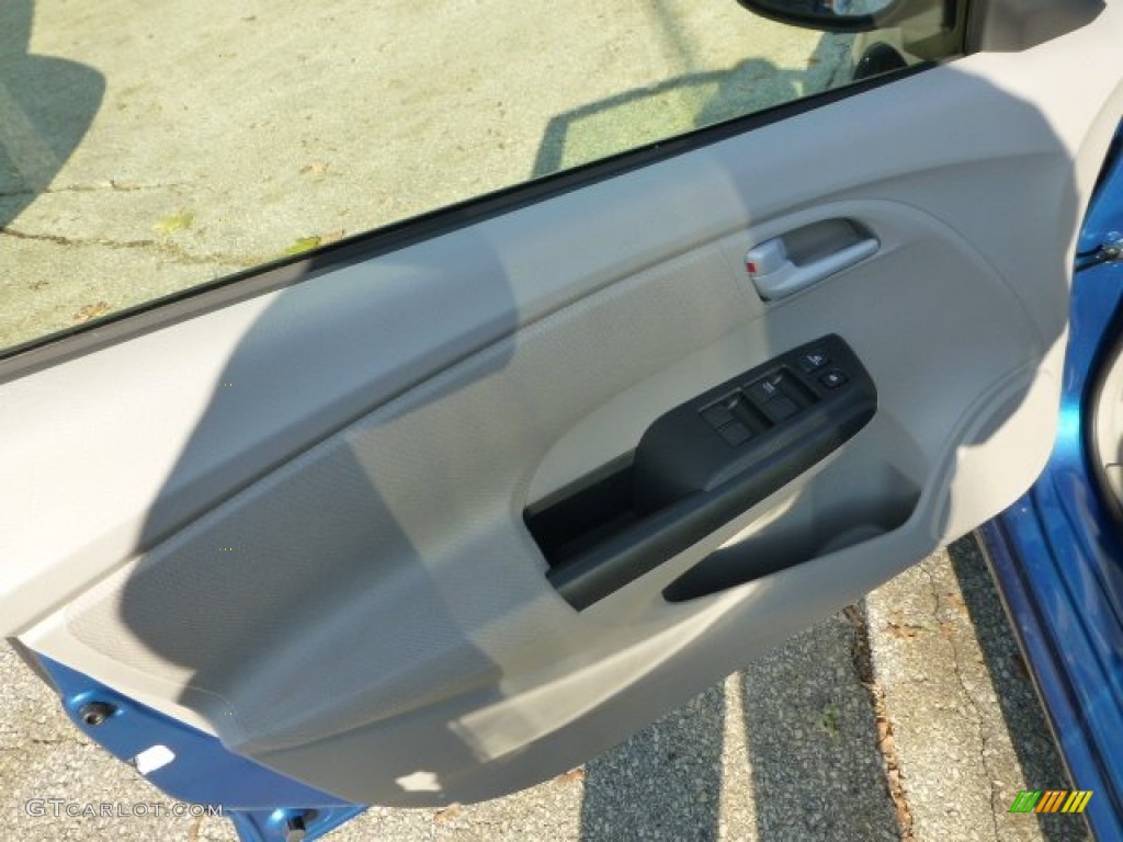 2013 Insight LX Hybrid - Mediterranean Blue Metallic / Gray photo #14