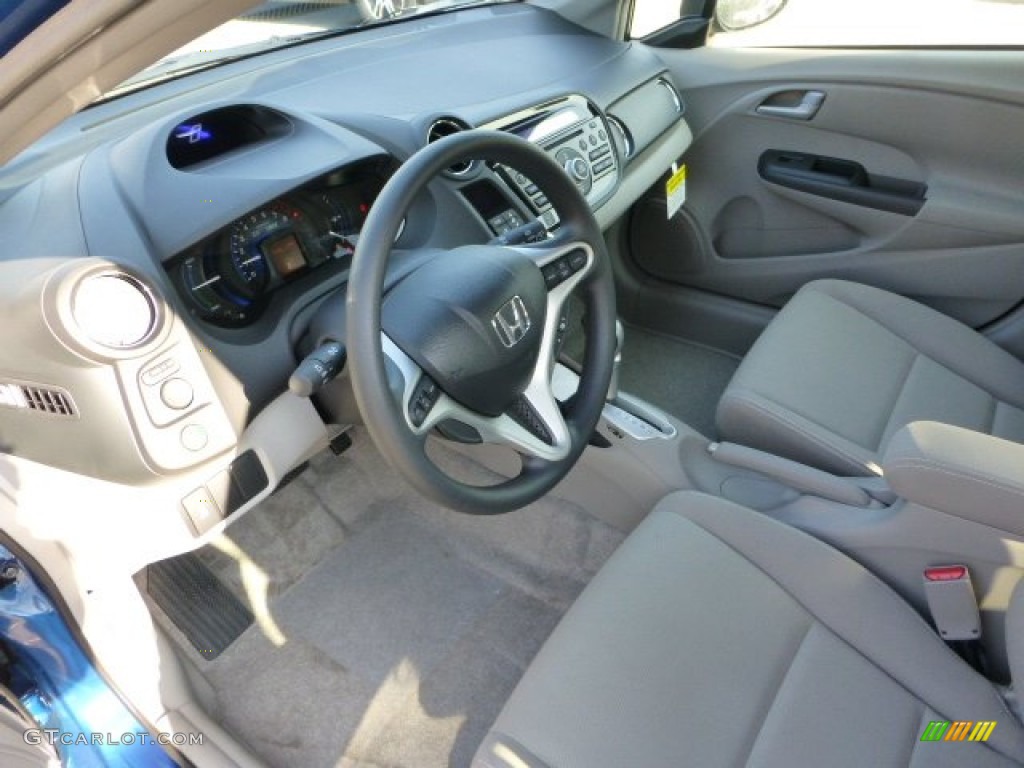 2013 Insight LX Hybrid - Mediterranean Blue Metallic / Gray photo #15