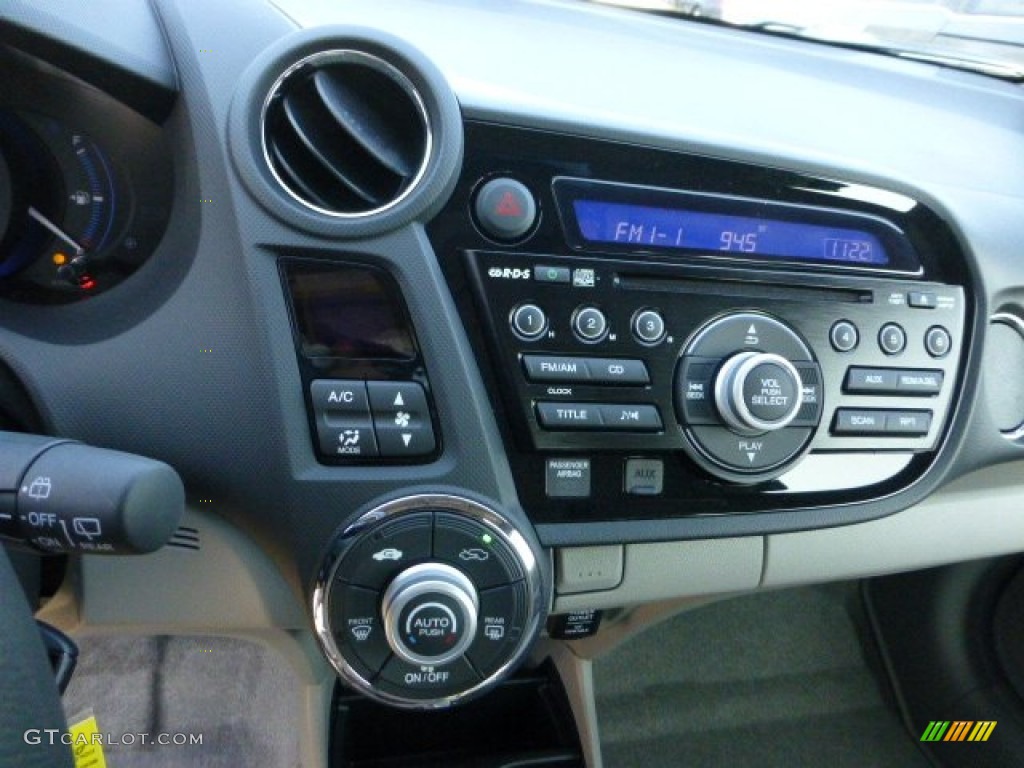 2013 Insight LX Hybrid - Mediterranean Blue Metallic / Gray photo #18