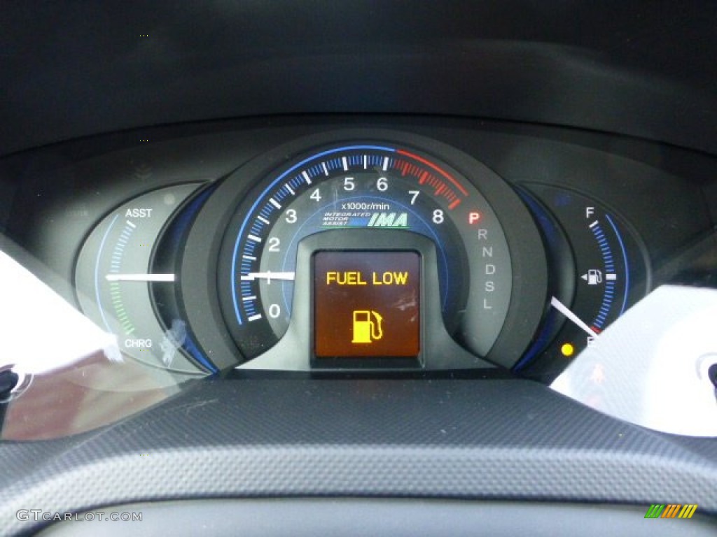 2013 Insight LX Hybrid - Mediterranean Blue Metallic / Gray photo #19