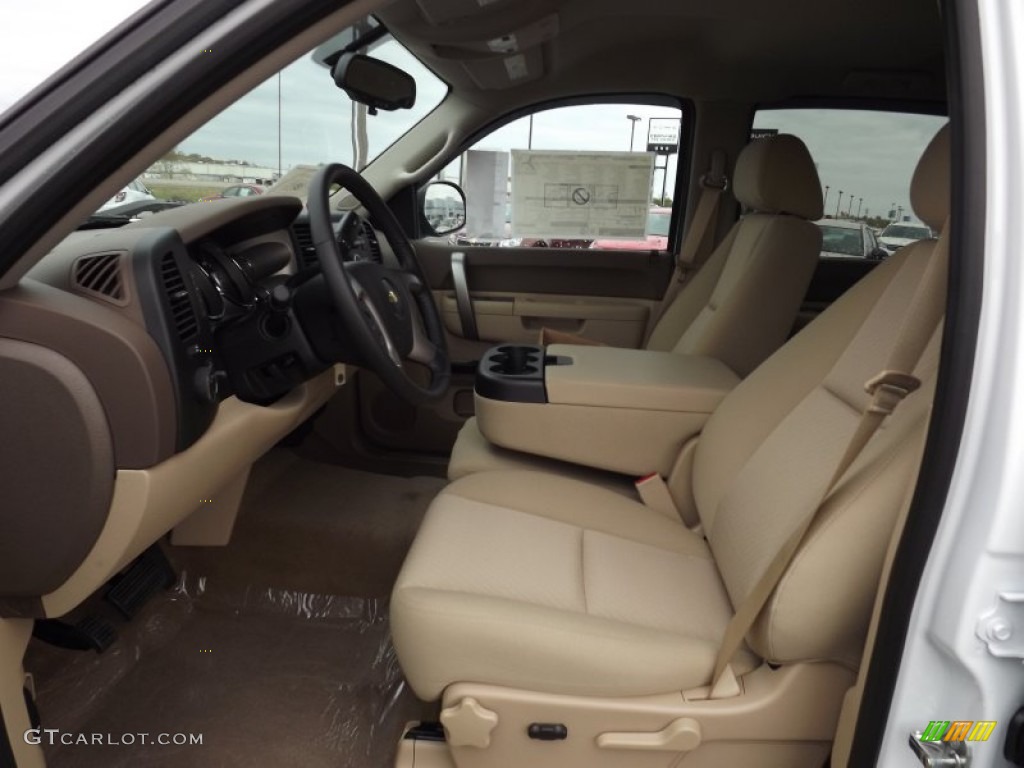 2013 Silverado 1500 LT Crew Cab 4x4 - Summit White / Light Cashmere/Dark Cashmere photo #10