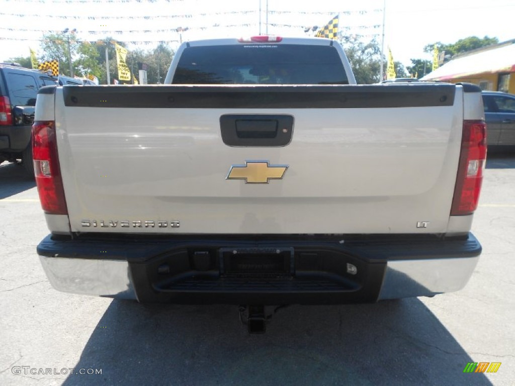 2008 Silverado 1500 LT Extended Cab - Silver Birch Metallic / Light Cashmere/Ebony Accents photo #6