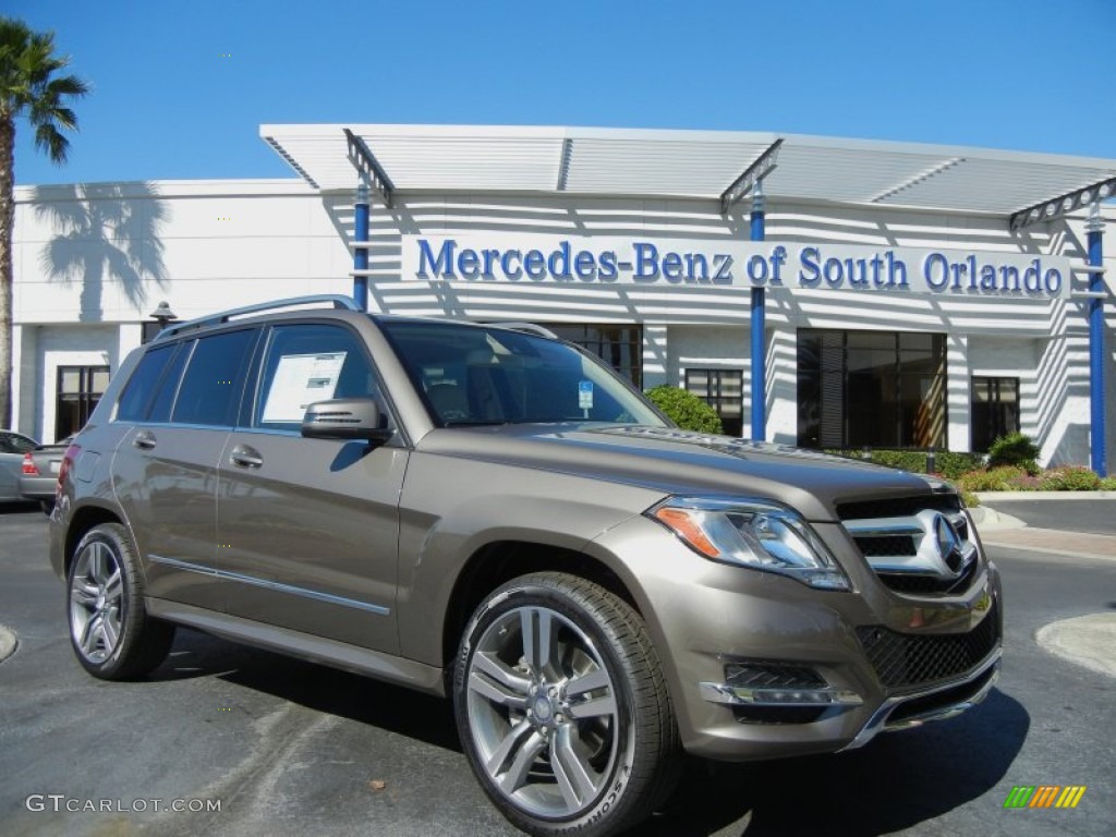 2013 GLK 350 - Pebble Grey Metallic / Almond/Mocha photo #1