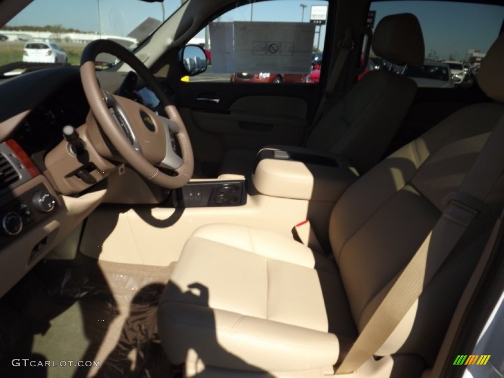 2013 Silverado 1500 LTZ Crew Cab 4x4 - Summit White / Light Cashmere/Dark Cashmere photo #11