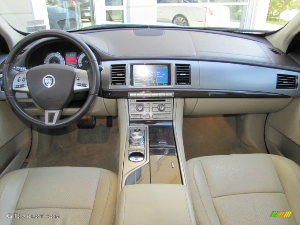 2010 Jaguar XF XF Supercharged Sedan Ivory Dashboard Photo #73400573