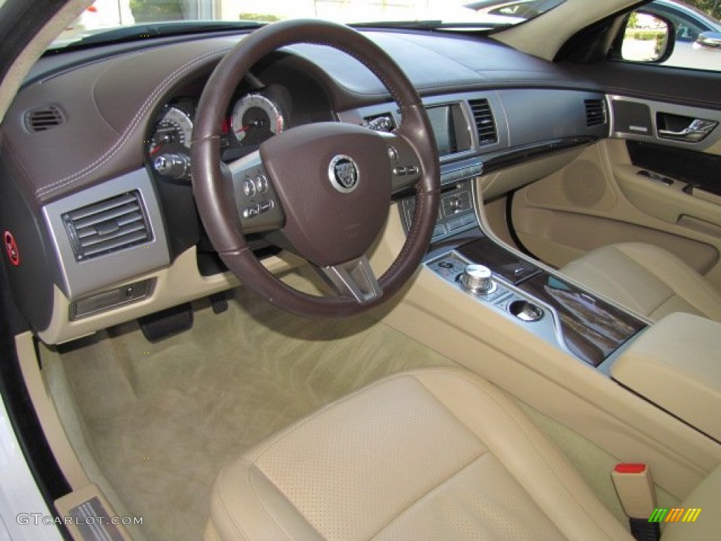 Ivory Interior 2010 Jaguar XF XF Supercharged Sedan Photo #73400673