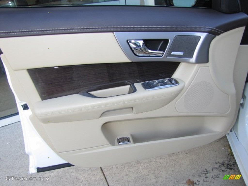 2010 Jaguar XF XF Supercharged Sedan Ivory Door Panel Photo #73401023