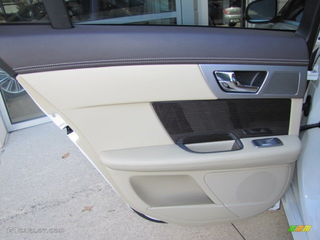 2010 Jaguar XF XF Supercharged Sedan Ivory Door Panel Photo #73401031