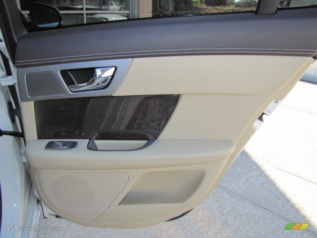 2010 Jaguar XF XF Supercharged Sedan Ivory Door Panel Photo #73401041