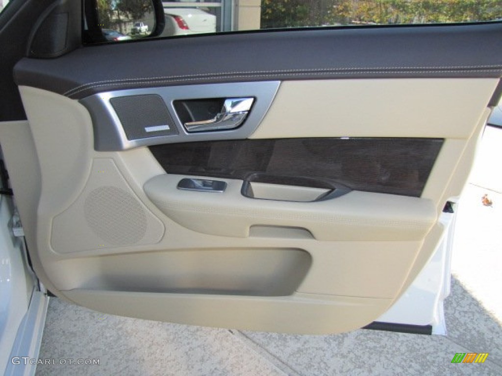 2010 Jaguar XF XF Supercharged Sedan Ivory Door Panel Photo #73401050
